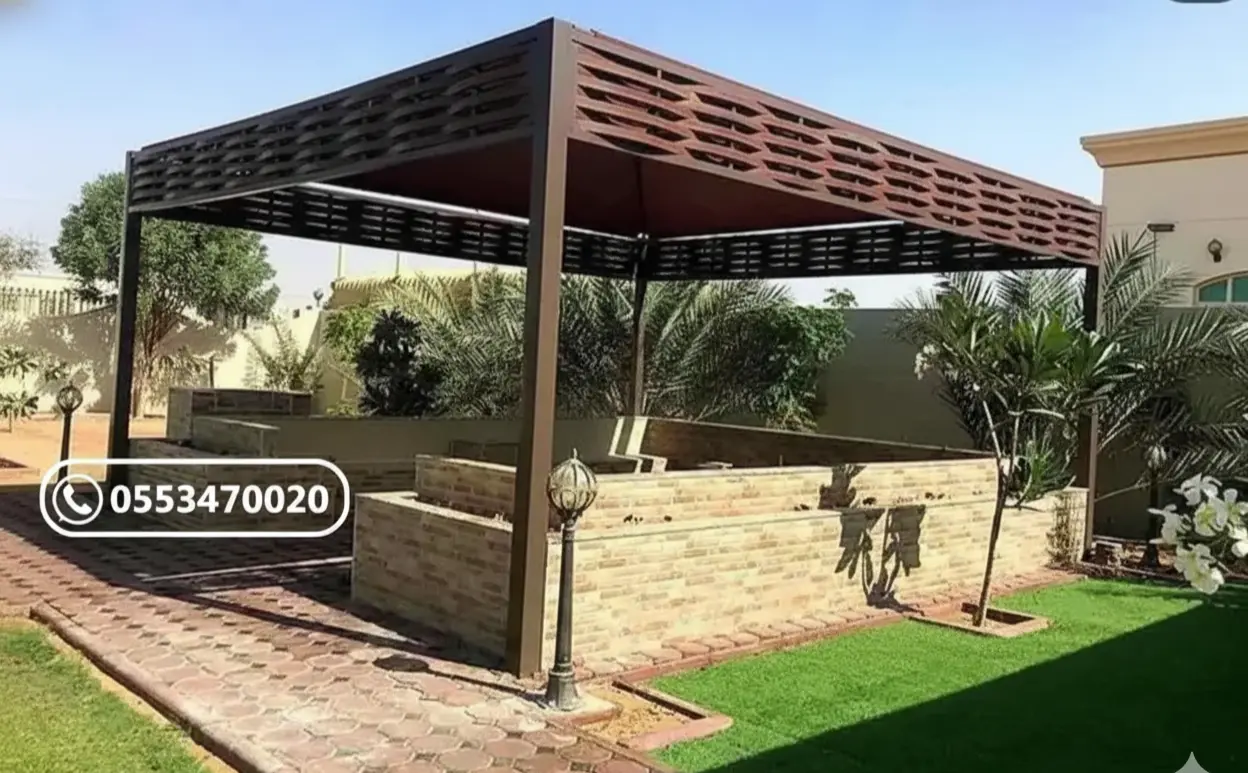 برجولات حدائق منفذة في جدة